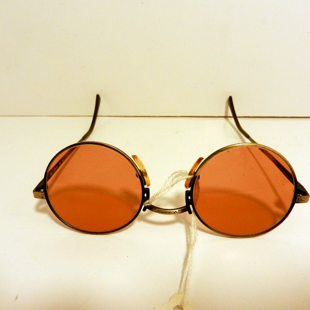 Giorgio Armani 128 705 Antique Gold Metal Brown Tortoise Plastic Sunglasses 3561 - Picture 12 of 12
